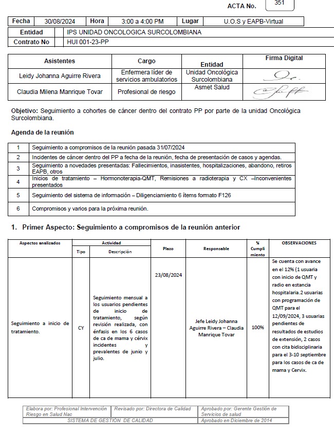 SEGUMIENTO RUTA ONCOLOGICA (2) SEGUMIENTO RUTA ONCOLOGICA (2)