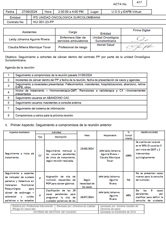 SEGUMIENTO RUTA ONCOLOGICA (3) SEGUMIENTO RUTA ONCOLOGICA (3)